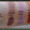 Sweetscents mineral eyeshadows:Sage matte, Amaretto coffee, Painted desert, Bittersweet matte