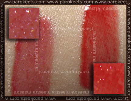 L: Pink; R: Ruby Red