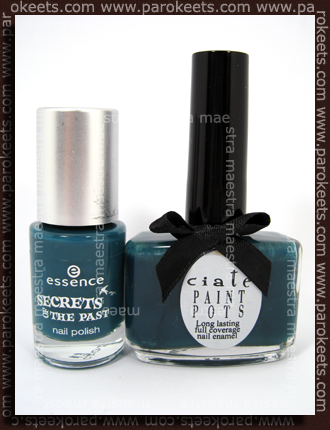 Essence - Meet You In Budapest Vs. Ciate Paint Pots - Superficial