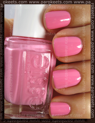 Lovie Dovie – The perfect true flamingo pink nail polish for summer