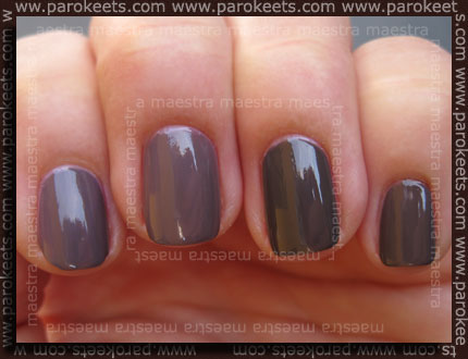 Comparison: Catrice: 200 From Dusk To Dawn vs. 220 Lost In Mud vs. OPI - You Don't Know Jacques vs. Sephora by OPI - Metro Chic