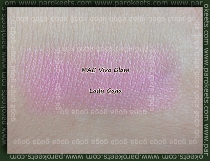 MAC Viva Glam Lady Gaga lipstick swatch