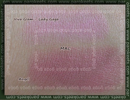 mac lady gaga lipstick swatch. MAC Viva Glam Lady Gaga;