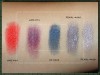 Inglot palette swatch - first row A 50, A 71, DS 483, P 434, P 420