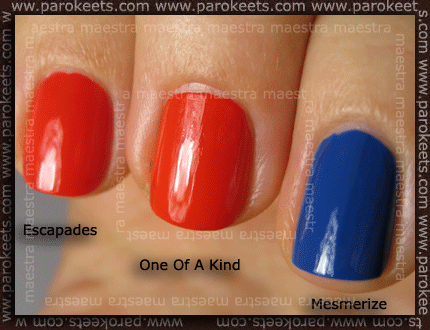 Essie - Escapades, One Of A Kind, Mesmerize