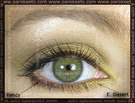 Everyday Minerals - Pearl Beige; Sweetscents: Egyptian Desert, Myst, Jardin, Fancy; Calvin Klein gel liner Cocoa Sheen