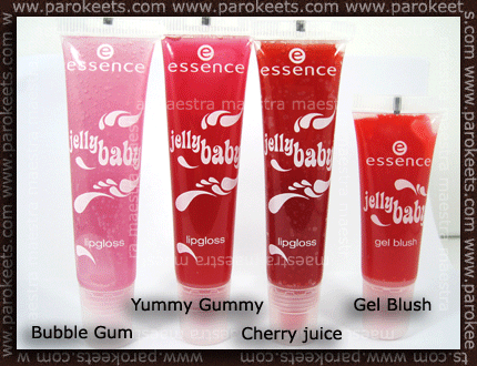 Essence - Jelly Baby - Bubble Gum, Yummy Gummy, Cherry Juice, gel blush