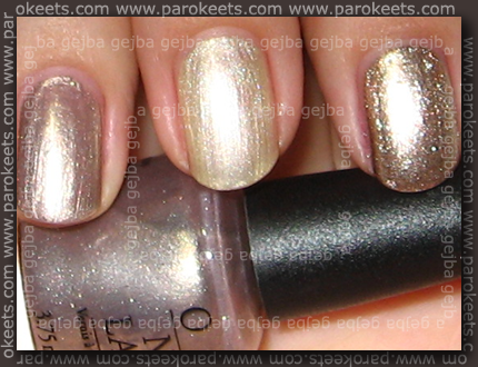 OPI I Only Drink Champagne, OPI Glamour Game, S-he 230