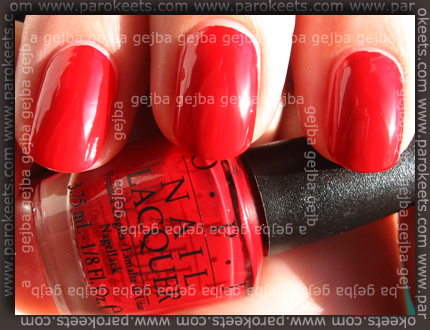 OPI Little Red Wagon