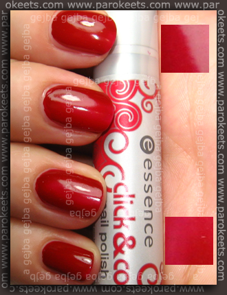 Essence - Click&Colour Nail Polish Pen - Diva Red