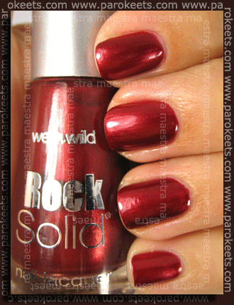Wet N Wild - Rock Solid - Timeless Red