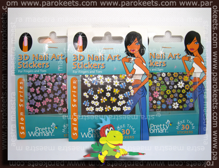 Pratty Woman - 3D Nail Art Stickers