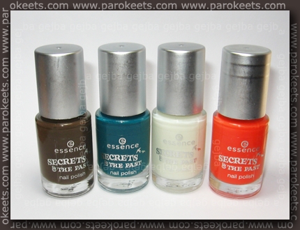 Essence - Secrets Of The Past polishes Essence - Secrets Of The Past polishes