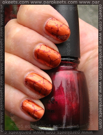 Golden Rose 224 + China Glaze Short&Sassy + CD H23