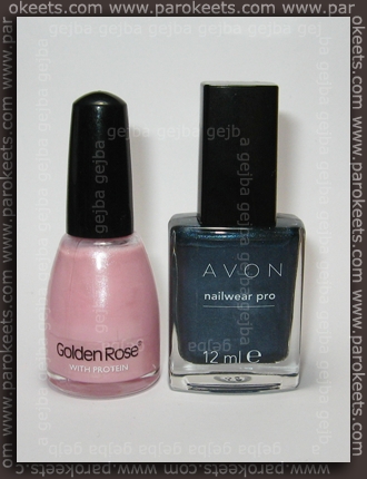 Golden Rose 246 + Avon Blue Flare Golden Rose 246 + Avon Blue Flare