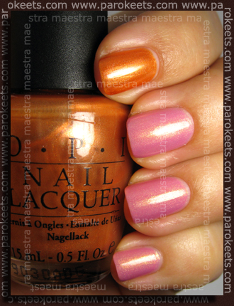 Jessica - Sherbet and OPI - Clubbing Till Sunrise