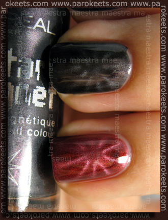 L'Oreal - Star Magnet - Red in Magnetic Grey