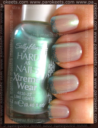 Sally Hansen - Lime Lights, China Glaze - Metallic Muse, Chez-Delaney P32