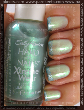 Sally Hansen - Lime Lights, China Glaze - Metallic Muse, Chez-Delaney P32