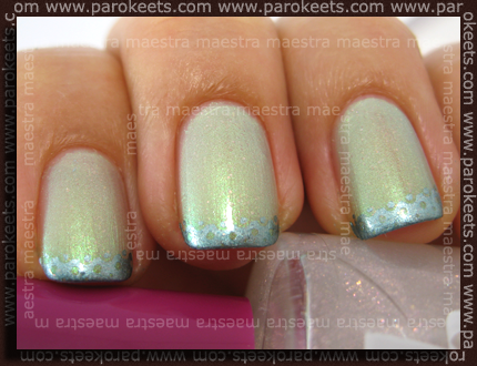 Sally Hansen - Lime Lights, China Glaze - Metallic Muse, b.pretty - Stars, Chez-Delaney P32