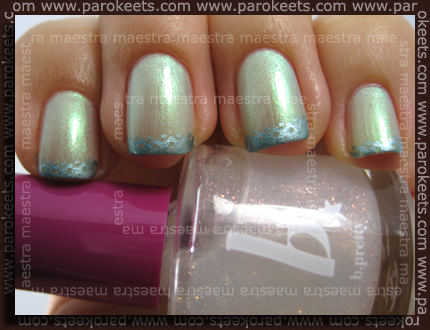 Sally Hansen - Lime Lights, China Glaze - Metallic Muse, b.pretty - Stars, Chez-Delaney P32