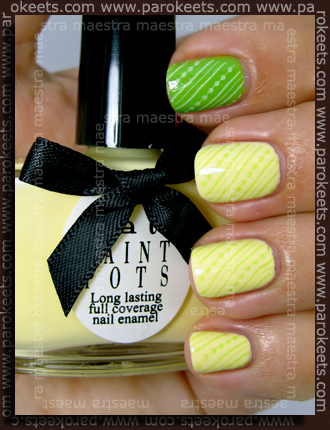 Ciate Paint Pots: Mojito in Lemon Sherbet + Konad IP m65