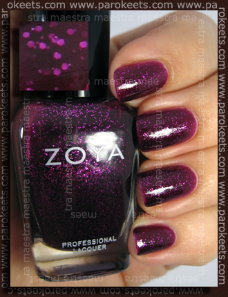 Zoya - Roxy Freshly applied.