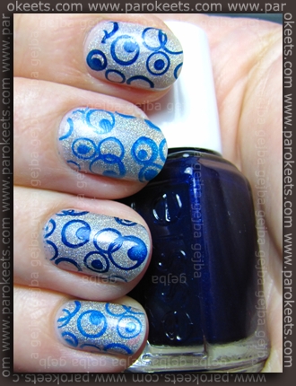 Essence Metal Babe + Essie Midnight Cami + Cantare 132 + Fauxnad H7