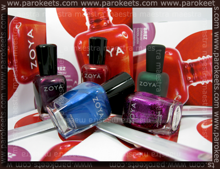 Zoya polishes