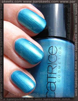 Catrice Ultimate Nail Lacquer swatch - Blue's Brother