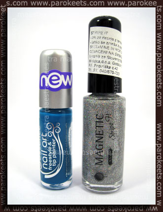 Magnetic - Stripe It - Hologram vs. Essence tip painter - Ocean Breeze Bottle: Magnetic - Stripe It - Hologram vs. Essence tip painter - Ocean Breeze
