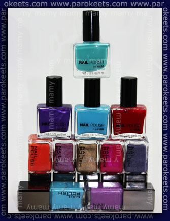 H&M nail polishes