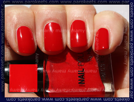 H&M - Red nail, swatch