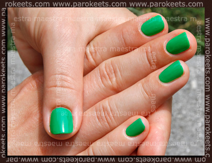 Barry M - Spring Green Swatch: Barry M - Spring Green