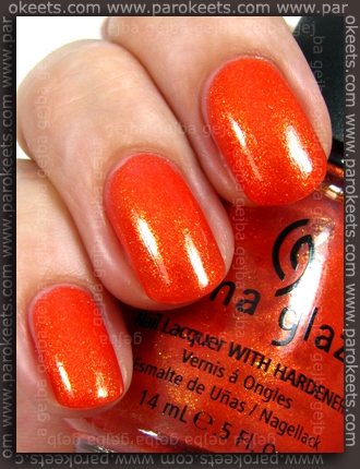 China Glaze - Orange Marmalade China Glaze - Orange Marmalade swatch