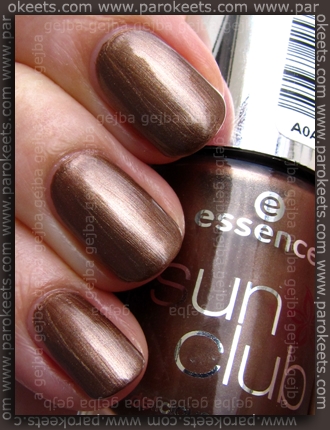 Essence Sun Delicious - On Holiday swatch
