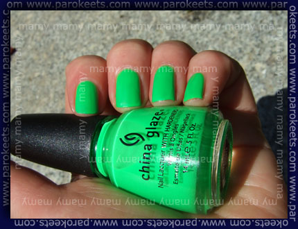 China Glaze: Kiwi Cool-ada China Glaze: Kiwi Cool-ada, swatch