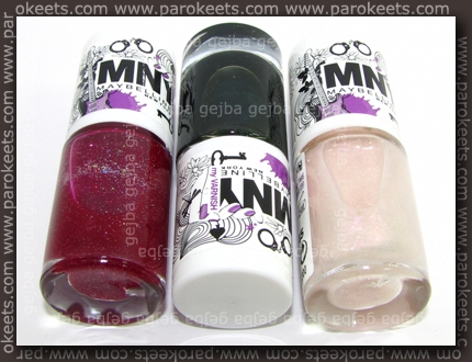 MNY polishes: 265, 761, 145 bottles