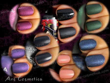 Swatches: Matte polishes - article on ARS Cosmetica by Maestra