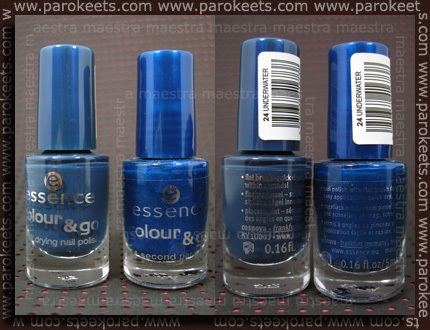 Essence - Colour & Go: Underwater - new vs. old