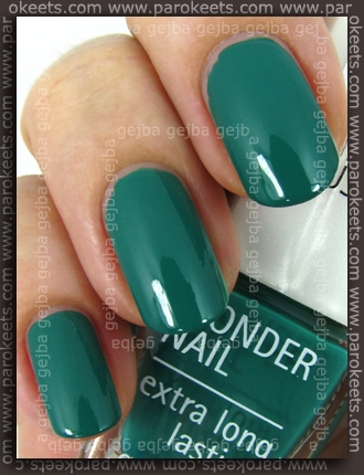 IsaDora Jaded swatch by Parokeets