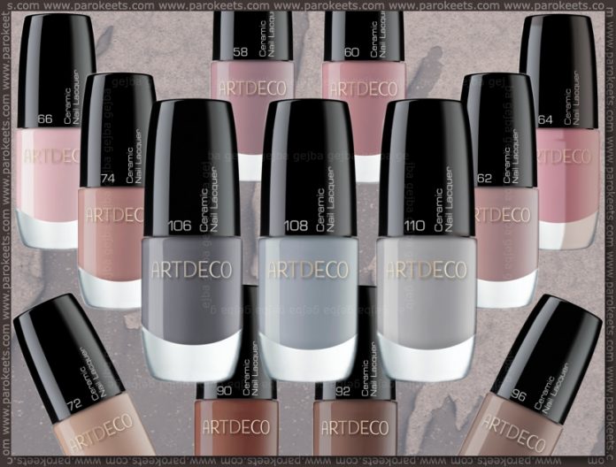 Artdeco Ceramic Nail Lacquer new shades for fall 2010
