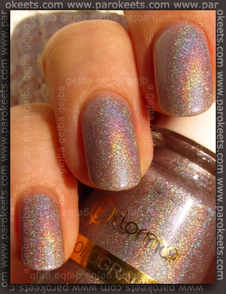 Flormar Holographic polish no.804 swatch