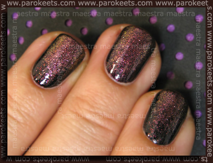 NOTD: OPI Burlesque - Tease-y Does It + DS - Jewel + Color Club - Wild and Willing