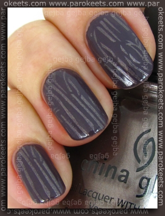 Konadicure: Artdeco 49 + China Glaze Cords + IP H23