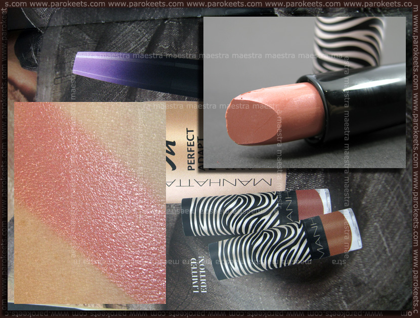Swatch: Manhattan - Nude Couture: Rosewood lipstick