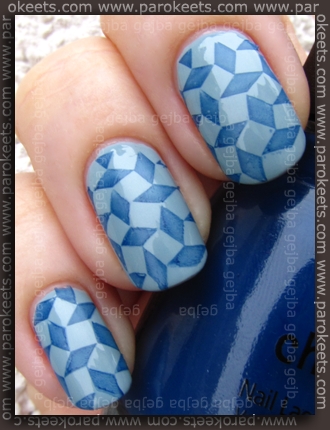 China Glaze (Anchors Away): First Mate + Sea Spray + Essence IP konadicure