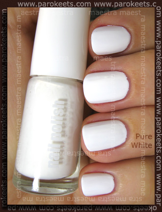 H&M - Spring Nails 2011: White vs. Pure White H&M - Spring Nails 2011: White vs. Pure White
