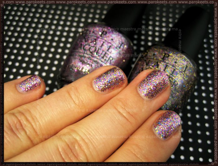 NOTD: OPI - Sparkle-icious and Show It And Glow It!