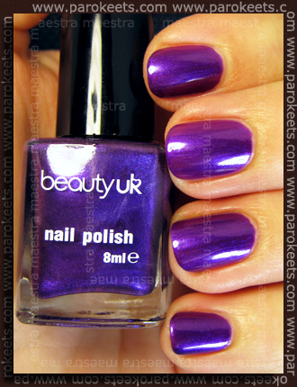 Beauty UK: Midnight Minx purple Swatch: Beauty UK: Midnight Minx purple